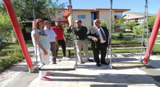  Aziziye Belediyesinden çocuklara park desteği